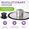 Showershroom ShowerShroom Ultra Edition Brushed Stainless Steel Drain Protector SHSULT755 - alternate 2